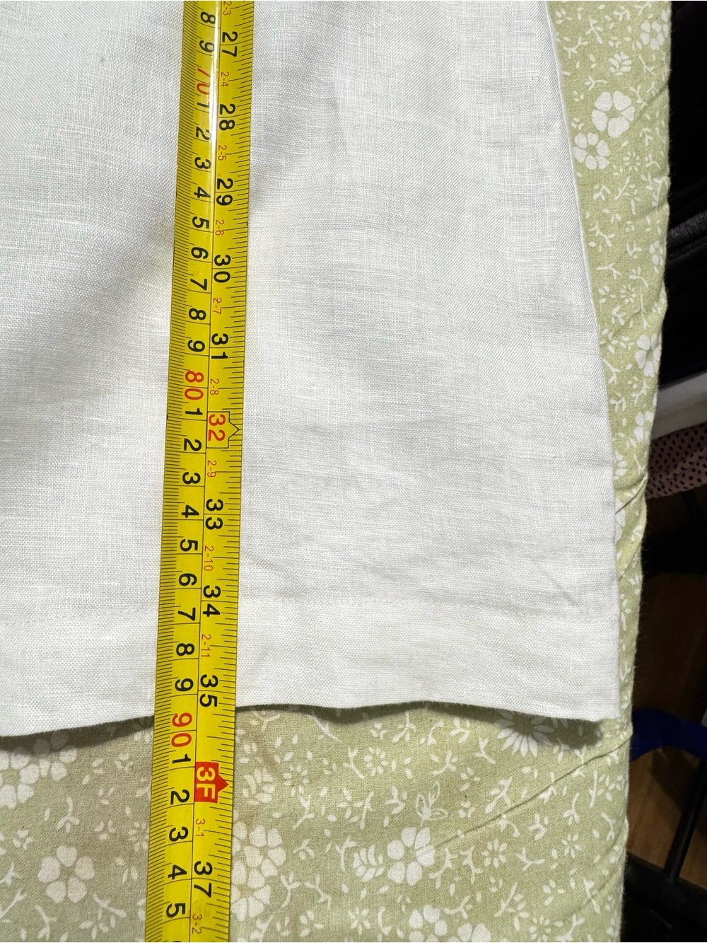 LOFT 100% Linen White Puff Sleeve Button Front Mini Dress Size 6 NWT - Picture 10 of 12